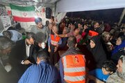 ببینید|موکب اداره کل راهداری و حمل و نقل جاده‌ای استان البرز در مسیر جشن ١٠کیلومتری عید سعید غدیرخم در کرج