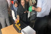 ببینید|موکب اداره کل راهداری و حمل و نقل جاده‌ای استان البرز در مسیر جشن ١٠کیلومتری عید سعید غدیرخم در کرج