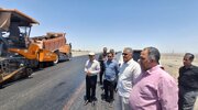 ببینید| بازدید معاون عمرانی استاندار به همراه مدیرکل راه و شهرسازی سیستان و بلوچستان از عملیات ساخت بزرگراه زاهدان- بیرجند