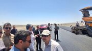 ببینید| بازدید معاون عمرانی استاندار به همراه مدیرکل راه و شهرسازی سیستان و بلوچستان از عملیات ساخت بزرگراه زاهدان- بیرجند