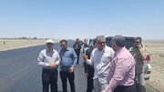 ببینید| بازدید معاون عمرانی استاندار به همراه مدیرکل راه و شهرسازی سیستان و بلوچستان از عملیات ساخت بزرگراه زاهدان- بیرجند