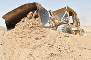 استمرار اجرای عملیات آماده سازی در سایت  هکتاری سوکان سمنان
