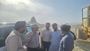 ببینید| بازدید مدیر کل راه و شهرسازی سیستان و بلوچستان از عملیات ساخت بزرگراه خاش- سراوان