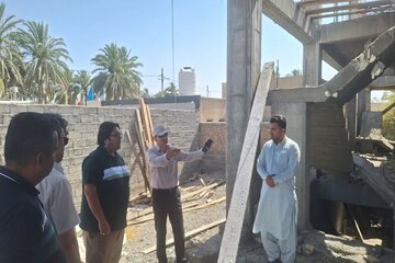 ببینید| بازدید مدیرکل راه و شهرسازی سیستان و بلوچستان از عملیات ساخت ساختمان فرمانداری گلشن