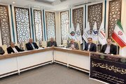جلسه اعطای اعتبارنامه اعضای جدید هیئت‌مدیره سازمان نظام کاردانی ساختمان استان مرکزی
