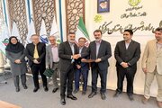 جلسه اعطای اعتبارنامه اعضای جدید هیئت‌مدیره سازمان نظام کاردانی ساختمان استان مرکزی