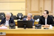 ببینید | نشست معاون وزیر راه و شهرسازی و مدیرعامل شرکت ساخت و توسعه زیربناهای حمل‌ونقل کشور با اعضای انجمن شرکت‌های راهسازی کشور