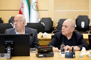 ببینید | نشست معاون وزیر راه و شهرسازی و مدیرعامل شرکت ساخت و توسعه زیربناهای حمل‌ونقل کشور با اعضای انجمن شرکت‌های راهسازی کشور