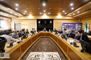 ببینید | نشست معاون وزیر راه و شهرسازی و مدیرعامل شرکت ساخت و توسعه زیربناهای حمل‌ونقل کشور با اعضای انجمن شرکت‌های راهسازی کشور