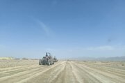 ببینید|ساخت بزرگراه زاهدان – خاش با بهره گیری ۶۰۰ نفر نیروی انسانی به همراه بیش از ۲۵۰ دستگاه ماشین‌آلات سنگین و سبک راهسازی