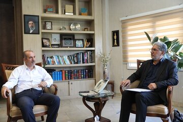 دیدار نماینده آق قلا و گرگان با گلپایگانی