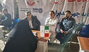 ببینید| برپایی چهارمین میز خدمت اداره کل راه و شهرسازی سیستان و بلوچستان در تجمعات مردمی زاهدان