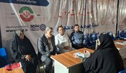 ببینید| برپایی چهارمین میز خدمت اداره کل راه و شهرسازی سیستان و بلوچستان در تجمعات مردمی زاهدان