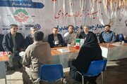 ببینید| برپایی چهارمین میز خدمت اداره کل راه و شهرسازی سیستان و بلوچستان در تجمعات مردمی زاهدان