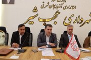 آئین واگذاری زمین به ۹۰ خانواده شهرستان عجبشیر