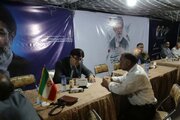 برپایی میز ارتباطات مردمی اداره‌کل راه و شهرسازی استان قزوین در موکب شهدای دولت