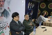 برپایی میز ارتباطات مردمی اداره‌کل راه و شهرسازی استان قزوین در موکب شهدای دولت