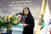 ببینید | گزارش افتتاح راه‌آهن میانه-اردبیل