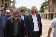 بازدید معاون وزیر راه و شهرسازی و مدیرکل و رییس شورای هماهنگی راه و شهرسازی آذربایجان‌غربی از طرح‌ سرمایه‌گذاری مسکن در ارومیه