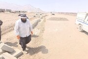 ببینید| آخرین وضعیت آماده سازی سایت طرح نهضت ملی مسکن شهرستان مهرستان سیستان و بلوچستان