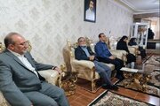 گزارش تصویری //تجلیل از مقام شامخ شهدا در دیدار مدیرکل راهداری و حمل‌ونقل جاده‌ای آذربایجان غربی با خانواده‌های معظم شهدای جنگ رمضان