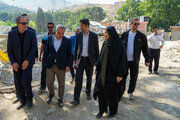 ببینید | بازدید وزیر راه و شهرسازی از مراحل بازسازی پل B1 استان البرز