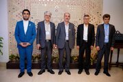 ببینید| حضورعبدالرضا گلپایگانی معاون وزیر و مدیرعامل شرکت بازآفرینی شهری ایران و غلامرضا کاظمیان معاون شهرسازی و معماری و دبیر شورای‌عالی شهرسازی و معماری ایران در اجلاس بریکس