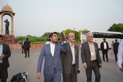 ببینید| حضورعبدالرضا گلپایگانی معاون وزیر و مدیرعامل شرکت بازآفرینی شهری ایران و غلامرضا کاظمیان معاون شهرسازی و معماری و دبیر شورای‌عالی شهرسازی و معماری ایران در اجلاس بریکس (2)