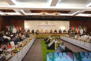 ببینید| حضورعبدالرضا گلپایگانی معاون وزیر و مدیرعامل شرکت بازآفرینی شهری ایران و غلامرضا کاظمیان معاون شهرسازی و معماری و دبیر شورای‌عالی شهرسازی و معماری ایران در اجلاس بریکس (2)