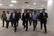 بازدید استاندار مرکزی از کتابخانه مرکزی شهر اراک