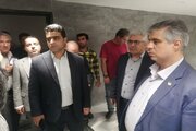 بازدید استاندار مرکزی از کتابخانه مرکزی شهر اراک