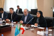 ببینید | دیدار وزیر راه و‌ شهرسازی جمهوری اسلامی ایران با وزیر اقتصاد ملی و معاون وزیر صنعت و ساخت و ساز جمهوری قزاقستان