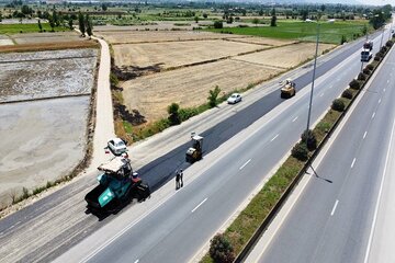 احداث دوربرگردان هشت‌تیکه در محور گلوگاه به بهشهر در استان مازندران