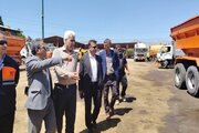 ببینید|بازدید مدیرکل دفتر امور عملیات راهداری، ماشین آلات و مدیریت بحران سازمان از وضعیت ماشین آلات راهداری استان البرز