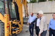 ببینید|بازدید مدیرکل دفتر امور عملیات راهداری، ماشین آلات و مدیریت بحران سازمان از وضعیت ماشین آلات راهداری استان البرز