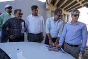 بازدید مجری کریدور بزرگراهی نوار ساحلی جنوب کشور از پروژه های راهسازی بوشهر