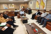 ببینید| نشست مشترک مدیرکل راه و شهرسازی خوزستان و مدیرکل ورزش و جوانان با هدف بررسی مسائل مشترک