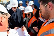 ببینید | بازدید وزیر راه و شهرسازی از منطقه ویژه اقتصادی و بندر خارگوس قزاقستان