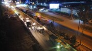 مازندران روکش شبانه آسفالت