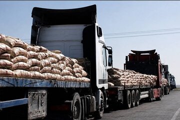 جابه‌جایی بیش از ۱۱۶ هزار تن سیمان توسط ناوگان حمل و نقل باری آذربایجان‌غربی