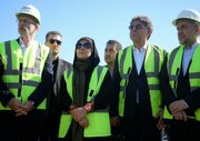ببینید| بازدید وزیر راه و شهرسازی از بندر کوریک قزاقستان در سواحل شرقی دریای خزر