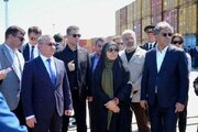 وزیر راه و شهرسازی از بنادر آکتائو و کوریک قزاقستان بازدید کرد
