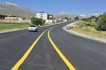 اتمام عملیات بهسازی و تعریض محور گردشگری بروجرد - ونایی