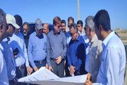 ببینید| بازدید استاندار بوشهر از عملیات تکمیلی باند دوم بزرگراه فیروزآباد - جم - قطعه 3 / ب