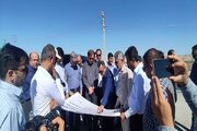 ببینید| بازدید استاندار بوشهر از عملیات تکمیلی باند دوم بزرگراه فیروزآباد - جم - قطعه 3 / ب