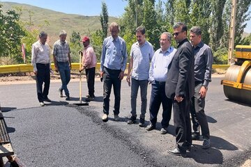 ببینید|بازدید مدیرکل راهداری و حمل‌ونقل جاده‌ای استان البرز از پروژه‌های راه روستایی طالقان
