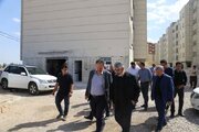 بازدید میدانی از پروژه‌های نهضت ملی مسکن تاکستان
