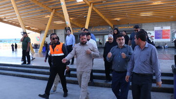 ویدیو| بازدید سرپرست اداره کل راهداری و حمل و نقل جاده ای خوزستان از مرز شلمچه