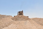 استمرار اجرای عملیات آماده سازی در ضلع شرقی سایت هکتاری سمنان
