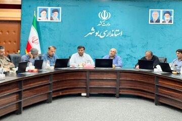 ششمین جسه کارگروه امور زیربنایی بوشهر